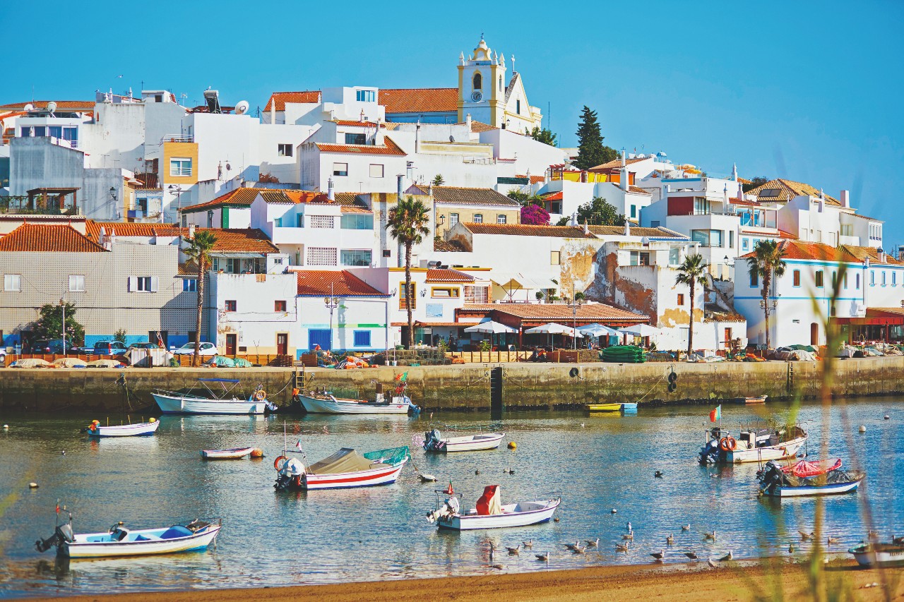 Ferragudo Fishing Boats, Algarven, Portugal